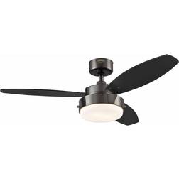 Westinghouse 7876440 Ventilateur De Plafond Moderne Noir Graphite Opale