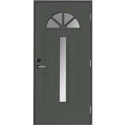 Br. Johansson SY134 Ytterdörr Sotat glas S 7000-N V (100x210cm)