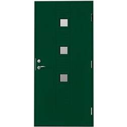 Br. Johansson SY128 Ytterdörr Sotat glas S 7020-G10Y V (100x200cm)