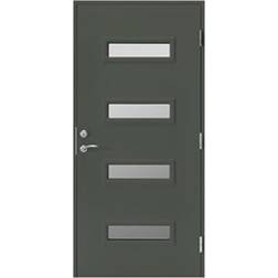 Br. Johansson SY127 Ytterdörr Sotat glas S 7000-N V (90x200cm)