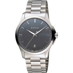 Gucci YA126441 herenhorloge Zilver One Size