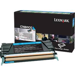 Lexmark Cyan High Yield Toner Cartridge for C748H1CG C748DE C748DTE C748E