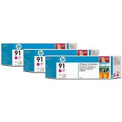 HP 91 3-pack (Magenta)