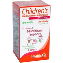 Health Aid Childrens MultiVitamin & Minerals Chewable Tablets 30pcs