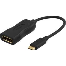 Deltaco USB C - DisplayPort Adapter F-M