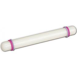 Städter Ausrollstab mit Distanzringen Fondant Fondant Rolling Pin 22.5 cm