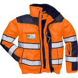 Portwest Klassische 3in1 Winter Warnschutz-Pilotjacke