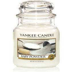 Yankee Candle Baby Powder Medium Bougie Parfumée 411g