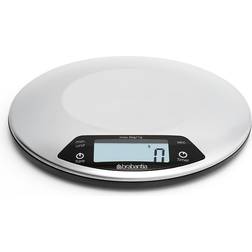 Brabantia Bilancia Da Cucina Digitale Rotonda Con Timer 1GR/5KG