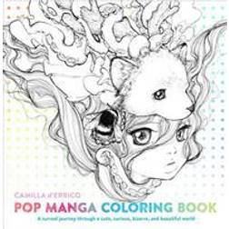 Pop Manga Adult Coloring Book (Hæftet, 2016)