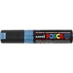 Uni Posca PC-8K Broad Bullet Metallic Blue