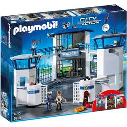 Playmobil City Action Stazione Della Polizia Con Prigione