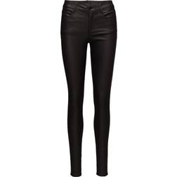 Vila Pantalon 5 Poches Skinny Fit Noir Commit 14036194