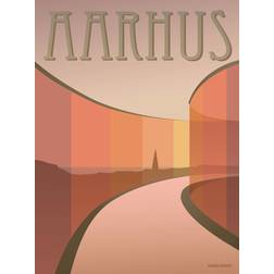 Vissevasse Aarhus Aros Poster 30x40cm