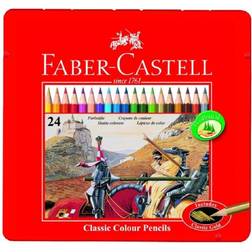 Faber-Castell Colour Pencils Hexagonal Tin of 24
