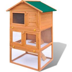 vidaXL Kaninkoppi 160 x 80 x 71 cm