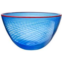 Kosta Boda Red Rim Serving Bowl 21.5cm