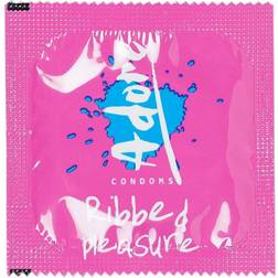 Adore Ribbed Pleasures Condoms 24 Pack