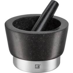 Zwilling Avec ø 15 cm Hauteur 10 cm Granite Noir Pilon et mortier