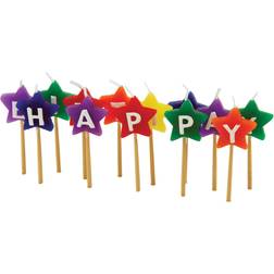 Tala Happy Birthday Star Candles Baking Decoration