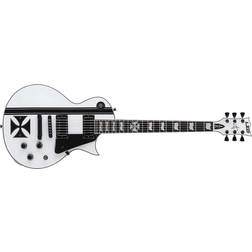 ESP LTD Iron Cross James Hetfield Snow White Guitarra eléctrica