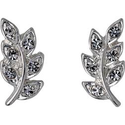 Pilgrim Imogen Earrings - Silver/Transparent