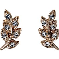 Pilgrim Imogen Earrings - Rose Gold/Transparent