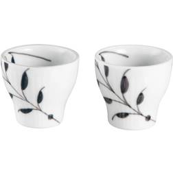 Royal Copenhagen Black Fluted Mega Æggebæger 2stk