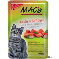 MAC's Cat Portionspose - Kalv & Tranebær 0.6kg