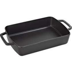 Staub En Fonte 30 x 20 cm - Noir Plat à Four 20cm