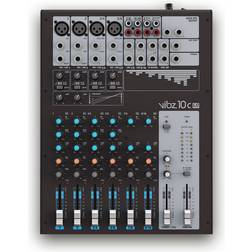 LD Systems VIBZ 10 C console de mixage 10 canaux avec compresseur