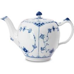 Royal Copenhagen Blue Fluted Half Lace Tekanna 1L