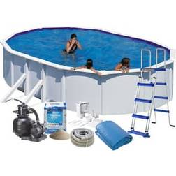 Swim & Fun Oval Pool Package 6.1x3.75x1.2m