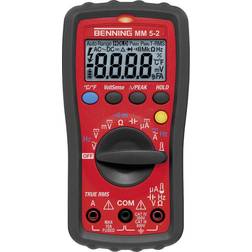 Benning Multimeter MM 5-2 0,1 mV-600 V AC/DC TRUE RMS 044071