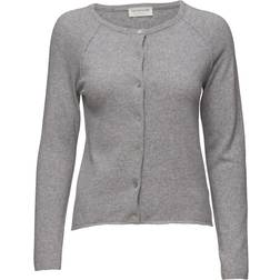 Rosemunde Cardigan LS - Light Grey Melange