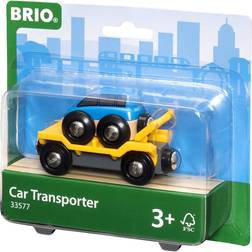 BRIO Wagon transport de voiture avec rampe