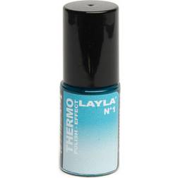 Layla Cosmetics Thermo Polish Effect #1 Dark to Light Blue 5ml