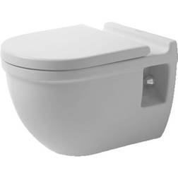 Duravit Wand WC Starck 3 54cm, Sitzhöhe 5cm, Tiefspüler