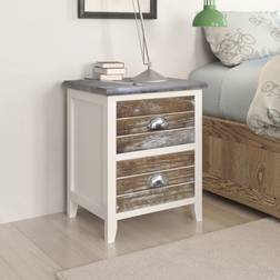 vidaXL 2402042 Bedside Table 2pcs