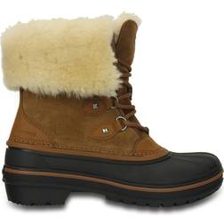 Crocs Allcast II Luxe Shearling - Wheat