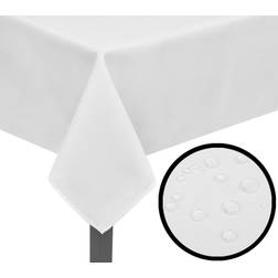 vidaXL 130804 5pcs Bordsduk Vit (130x220cm)