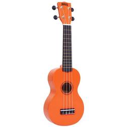 Mahalo Rainbow MR1-OR Ukulele Soprano orange brillant housse