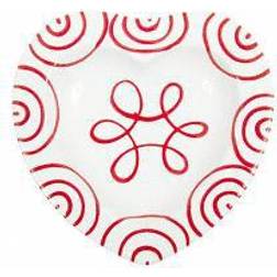 Gmundner Geflammt Heart Serving Dish