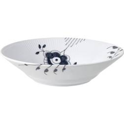 Royal Copenhagen Black Fluted Mega Djup tallrik 24cm
