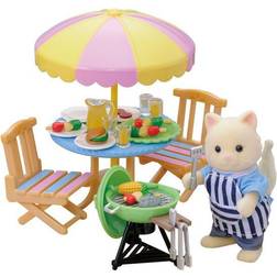 Sylvanian Families Havegrill Med Maurice Chantilly Og Tilbehør