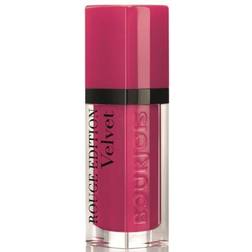 Bourjois Rouge Edition Velvet nestemäinen huulipuna antaa mattavaikutelman sävy 05 OLé Flamingo! 7.7 ml