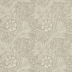 Morris & Co Tapete Marigold von Linen beige