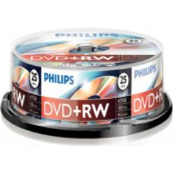 Philips DVD+RW 4.7GB 4x Spindle 25-Pack