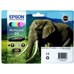 Epson Elephant Multipack Confezione Da 6 Nero C13T24284011 Cyan