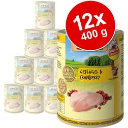 MAC's Cat 24 x 400 g Alimento Umido Per Gatti - Anatra, Tacchino, Pollo 2.4kg